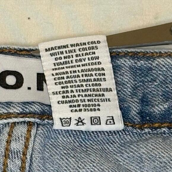 S.O.N.G. Cargo Jeans Women's 11/30 | Light Wash Wide Leg High Rise Utility Denim - Picture 6 of 9